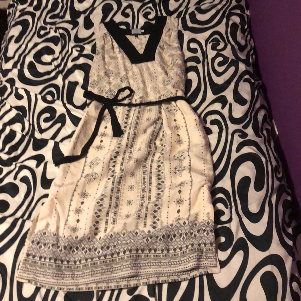 Black and white dress